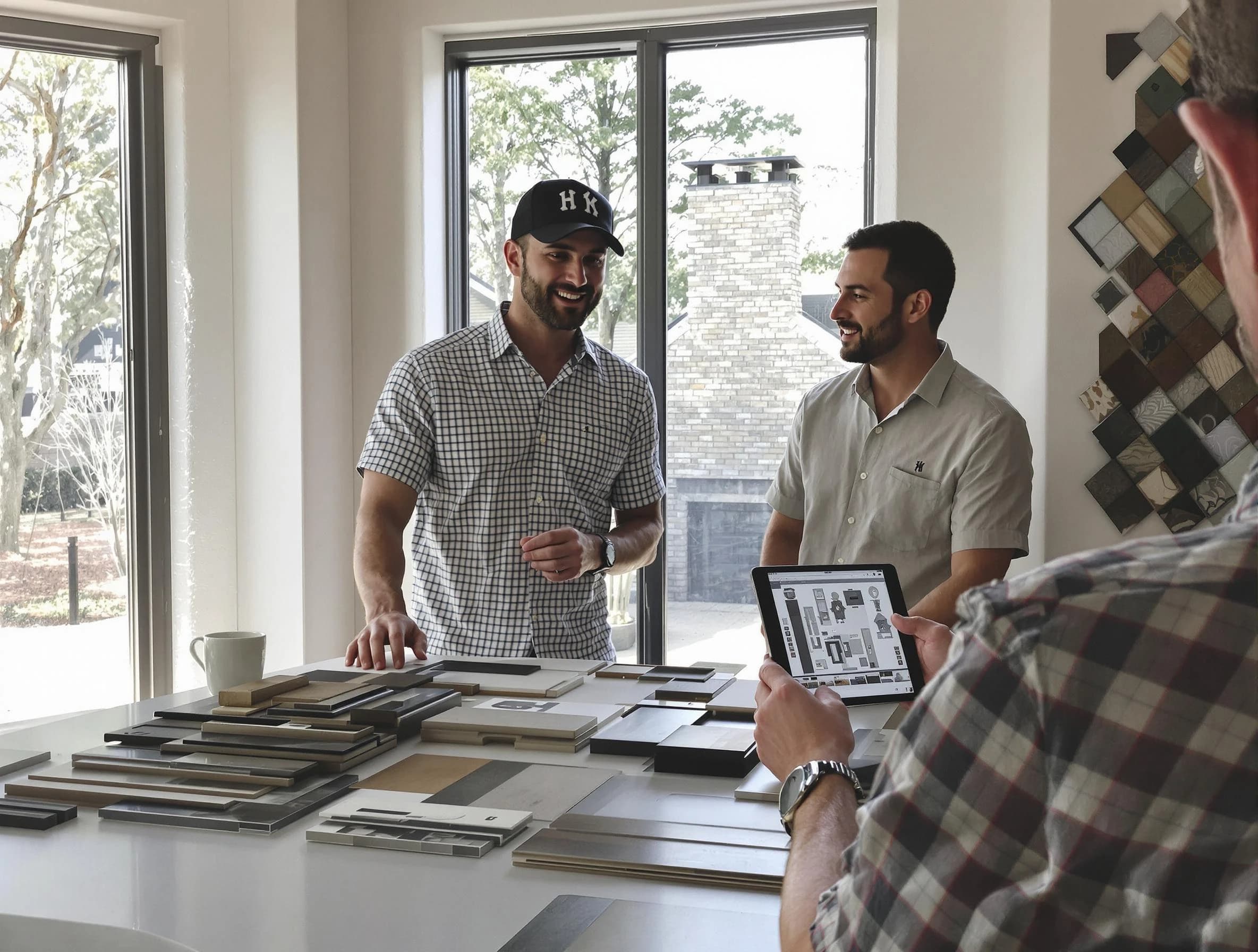 Cranford Chimney Sweep remodeling a chimney and fireplace in Cranford, NJ