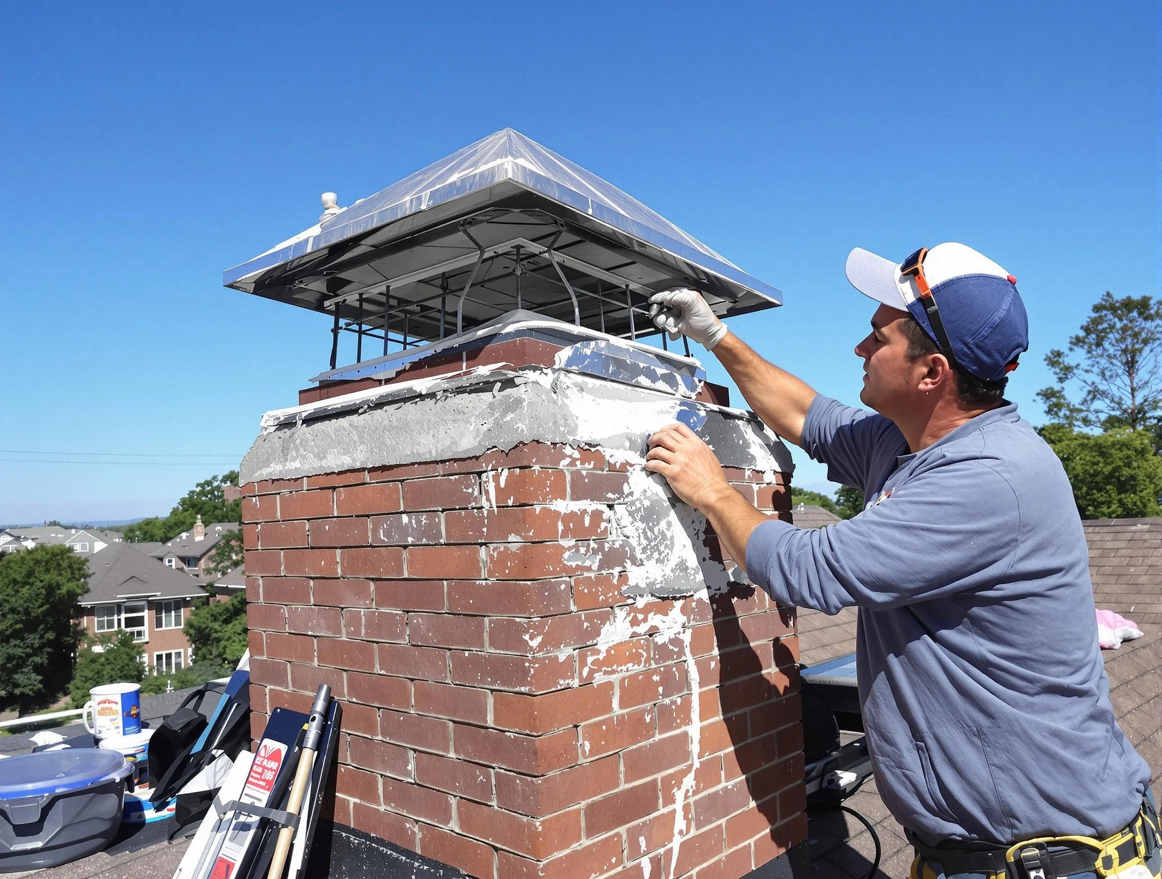 Chimney Crown Services service in Cranford, NJ