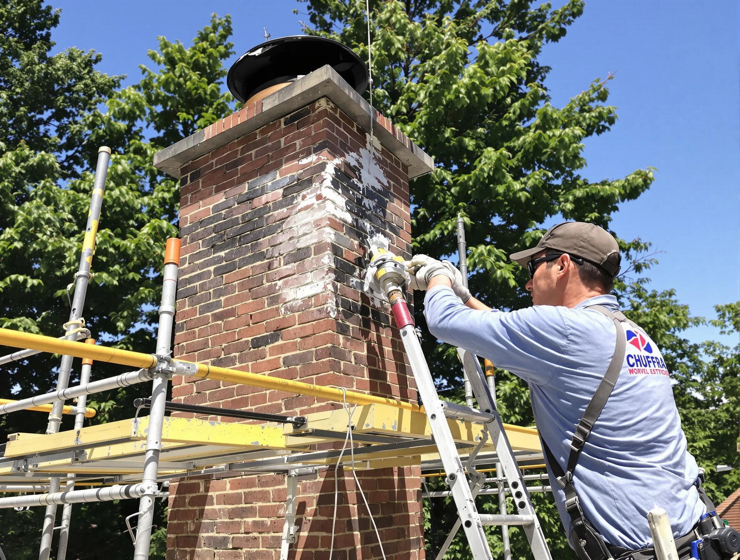 Structural chimney repair by Cranford Chimney Sweep in Cranford, NJ