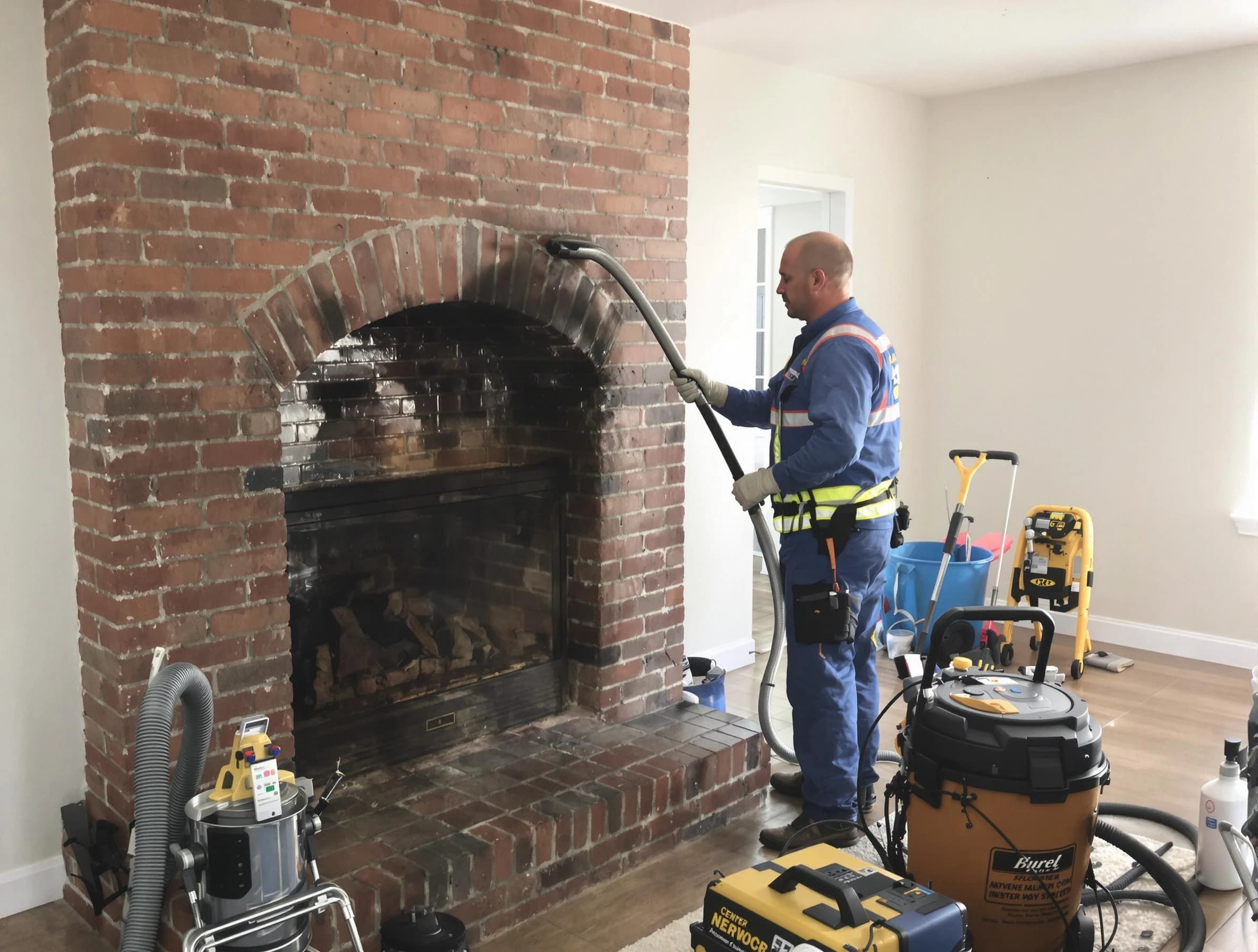 Cranford Chimney Sweep expert performing detailed chimney sweep in Cranford, NJ